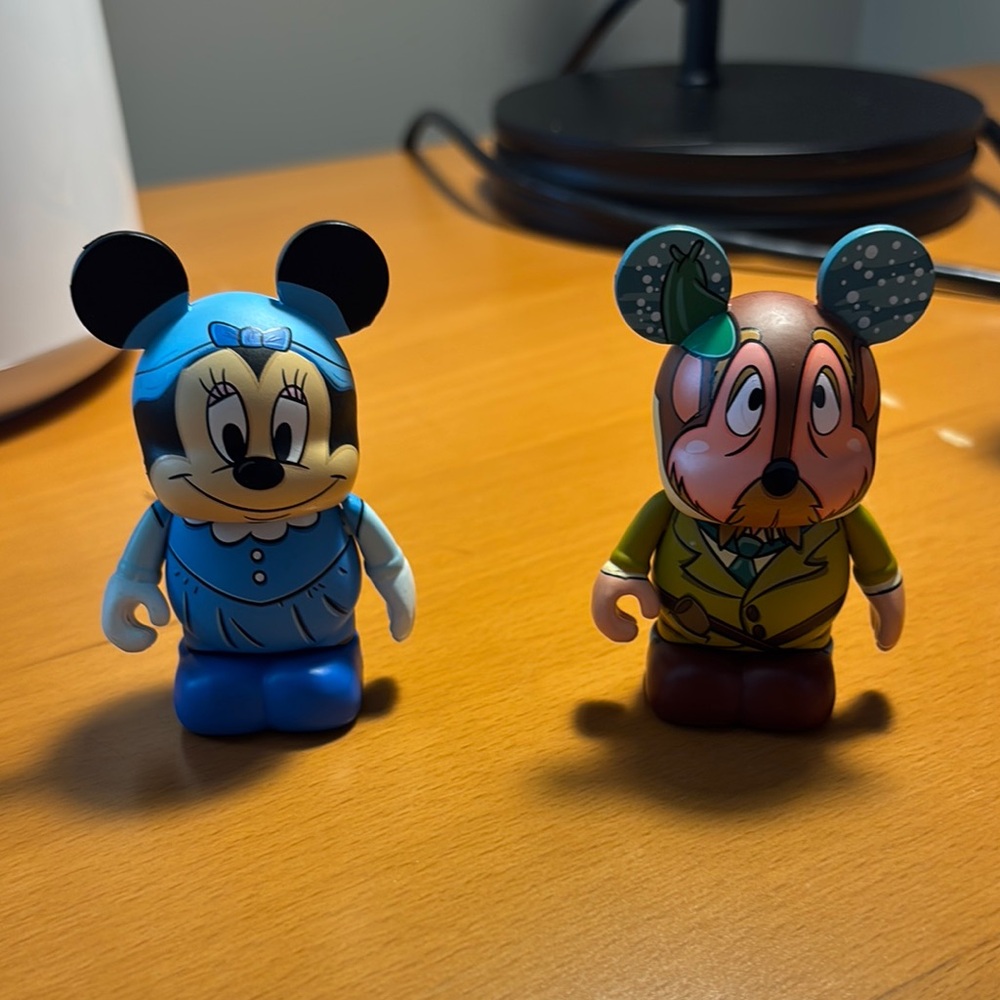 Disney Minnie Mouse and Beggar Rat Action Figures Playset - vinylmation